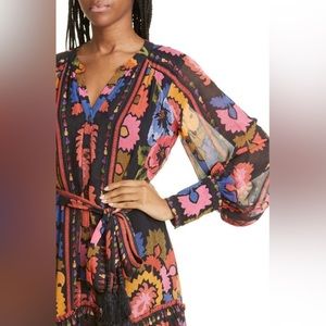 Farm Rio | Flowers Tapestry Mini Dress Size XS